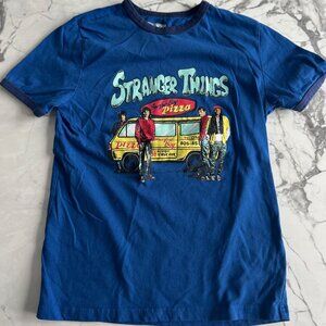 Stranger Things Kids Tee Shirt Blue 10-12 yrs old